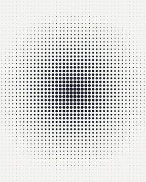 High-resolution halftone dot pattern texture for modern graphic design and printing projects