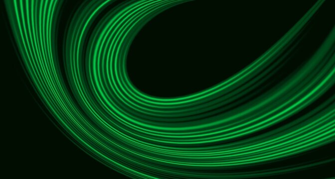 Abstract Dark Green Gradient Background with Soft Blur and Smooth Texture