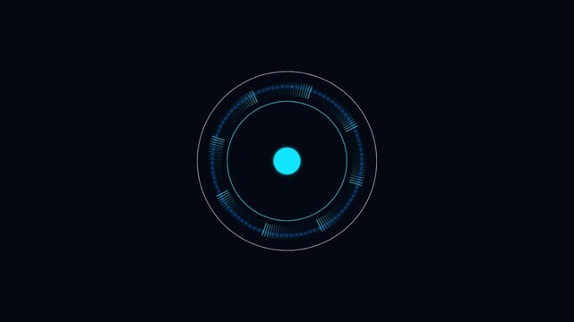 music speaker on black background
