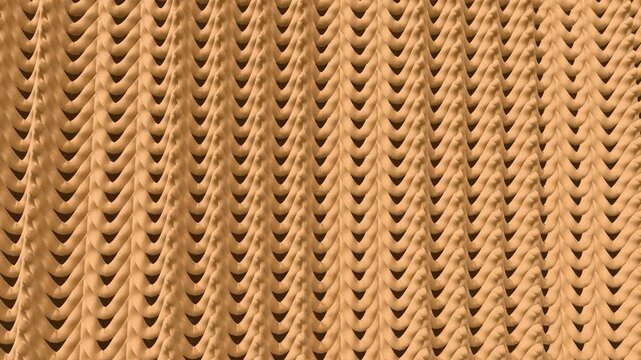 Ribbed Knit Wool Fabric Texture Breathing Softly, Seamless Loop 4K