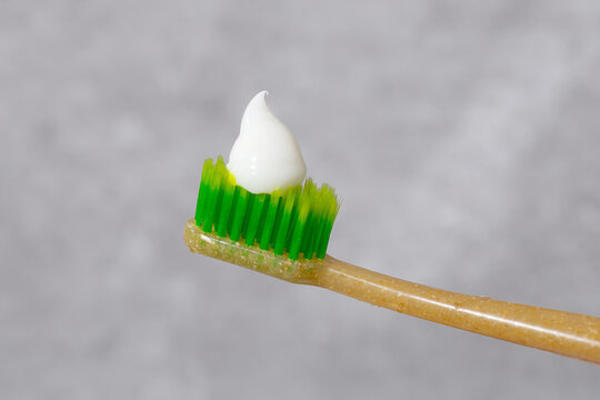 Toothbrush with toothpaste for creative morning dental care