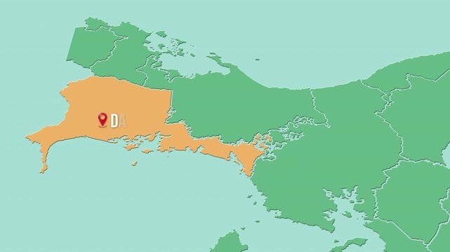 Mapa de Panam&aacute; con divisi&oacute;n pol&iacute;tica resaltando la provincia de Chiriqu&iacute; con su capital David