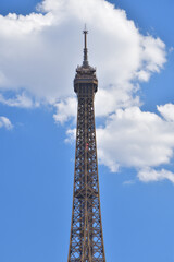 Obraz premium Eiffel Tower viewed from the Trocadéro in Paris, France, June 18, 2026