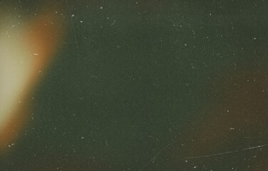 Vintage 35mm Film Grain Texture Background with Light Leak and Dust Scratch Overlay Effect