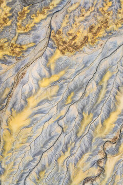 Abstract erosion pattern in North Caineville Mesa, Utah