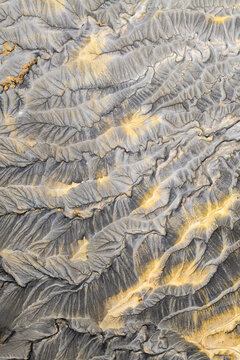 Abstract badlands erosion pattern at North Caineville Mesa, Utah