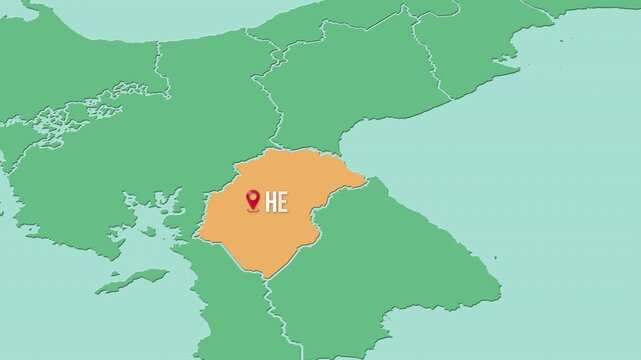 Mapa de Panam&aacute; con divisi&oacute;n pol&iacute;tica resaltando la provincia de Herrera