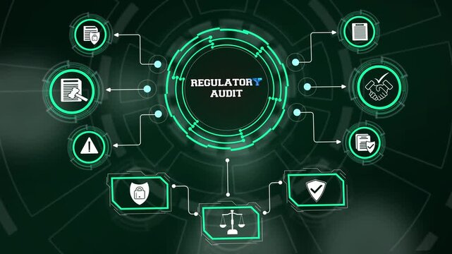 Evaluating statutory compliance and legal policy standards using a neon Regulatory audit interface
