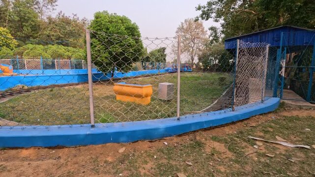 Miniature Railway Track and Toy Train Station in Mama Vagne Pahar Park