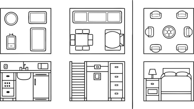 Architectural floor plan with labeled room layouts on white house