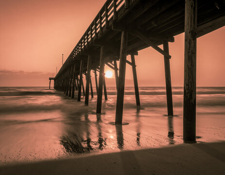 Pier at dusk