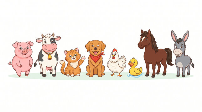 farm animals collection