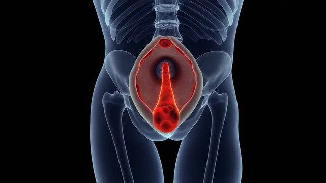 Femoral Artery Cross Section Showing Linear Luminal Stripe in Vascular Imaging