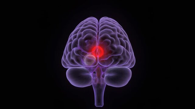 Pineal Gland with Perivascular Signal Halo in Sagittal Deep Brain Visualization for Neuroscience