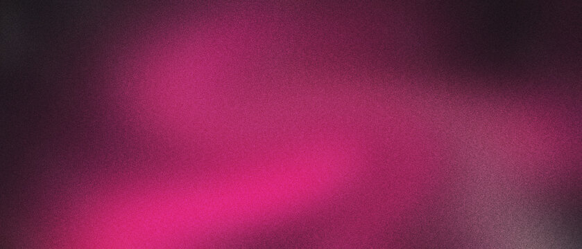 Vibrant magenta abstract background with soft grain texture, dark purple gradient backdrop for digital marketing. Neon pink atmospheric light overlay. Modern aesthetic wallpaper for web design.