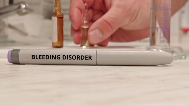 BLEEDING DISORDER condition controlled in selected patients with preventive medicine delivered from a pen-style injection device
