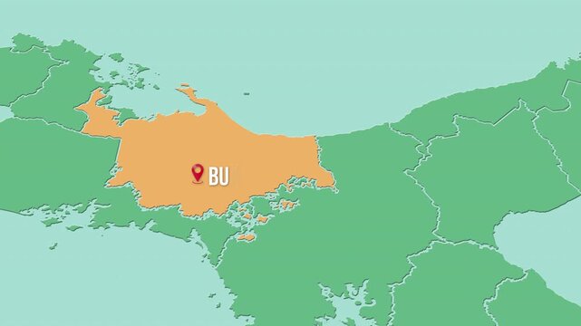 Mapa de Panam&aacute; con divisi&oacute;n pol&iacute;tica resaltando la provincia de Ng&auml;be-Bugl&eacute; con su capital Bu&auml;bitdi