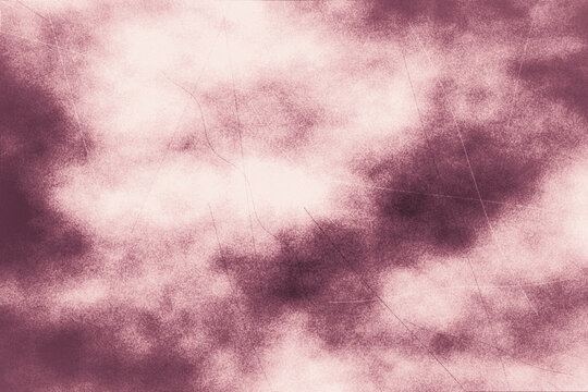Abstract dusty texture with soft pink and dark plum colors, vintage background for design.