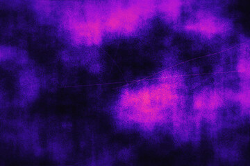 Abstract texture featuring vibrant pink clouds against dark violet background for digital design.