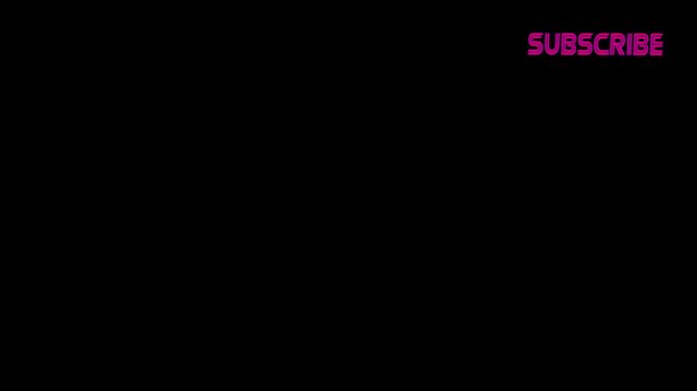 Subscribe Button Motion Animation top right Position Transparent Background Help you save editing time with a ready to overlay button that behaves like a transparent sticker