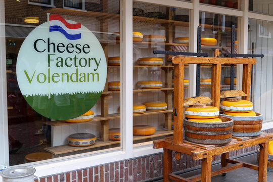 Cheese Factory Storefront in Volendam, Netherlands