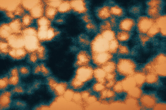 High contrast glowing orange and navy blue abstract texture for energetic digital media.