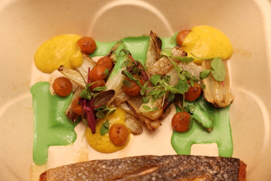 salmon entree