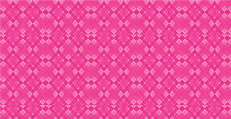Fototapeta premium Pink Seamless Ethnic Geometric Pattern with Traditional Decorative Motifs