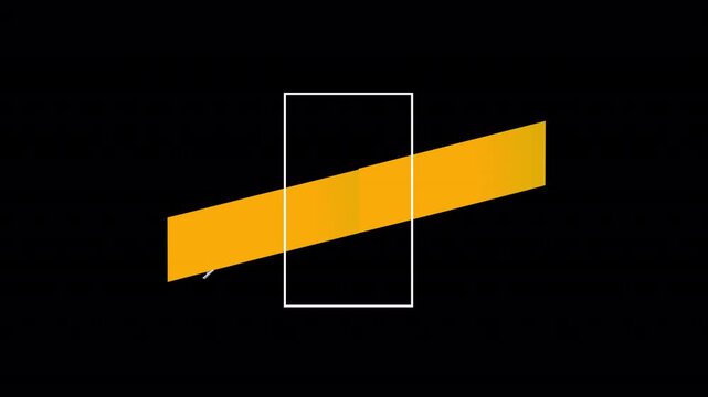 paper ribbon banner twisted reveal title empty space with alpha channel