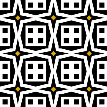 Abstract Geometric Art Deco Style Pattern Background