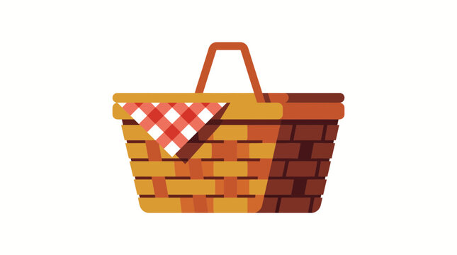 Labor Day summer family picnic, autumn school basket, barbecue party, park season leaves, vacation outdoor gathering, weekend bonding foliage harvest