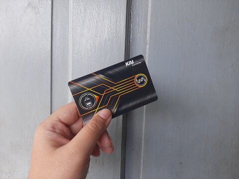 Kartu Multi Trip or KMT, an electronic money card for Train, Commuter Indonesia 