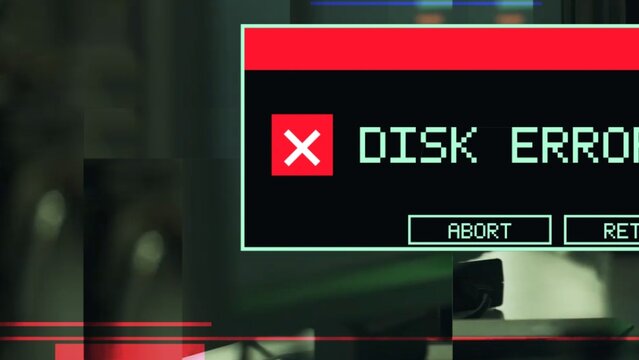Glitch Abstract Error Transition / 4k Resolution / Horizontal / Part 12