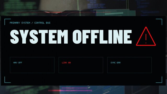 Glitch Abstract Error Transition / 4k Resolution / Horizontal / Part 18