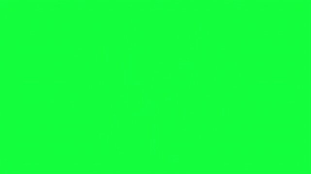 Wind animation debris ring on green background