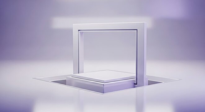 Empty open display case for jewelry or watches
