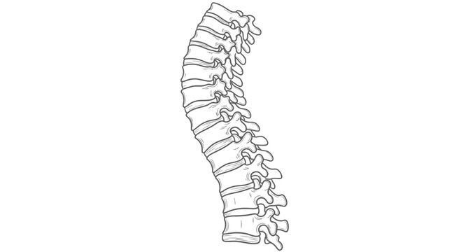 spine, human spine, vertebral column