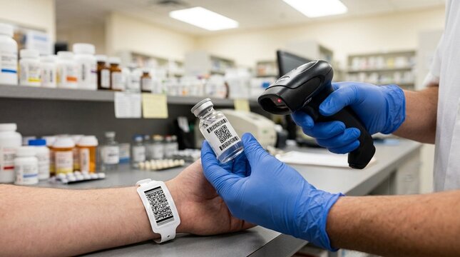 Bedside Verification of a Patient's Wristband Performed Immediately before a Medication Is Given