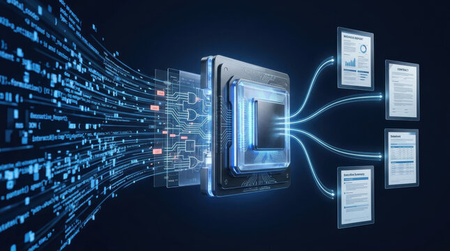 Automated document generation from programming code processed by digital chip