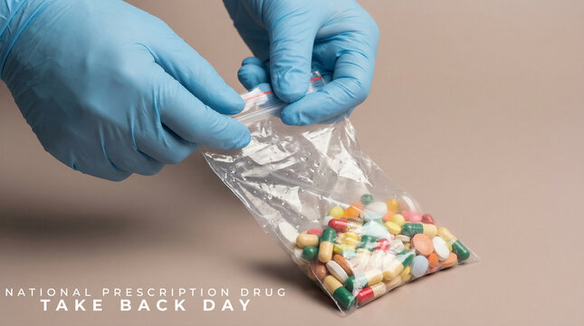 National Prescription Drug Take Back Day Concept Image, featuring medication safety, proper disposal, and community health.
