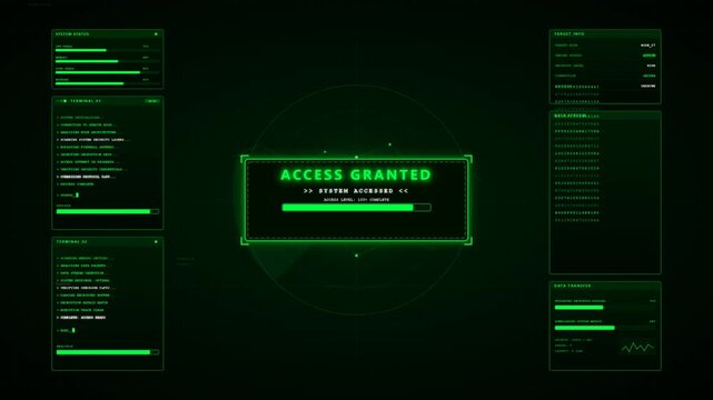 Transform your videos into high tech cyber scenes with this futuristic hacker screen motion graphic animation. Designed specifically for video editors, tech reviewers, film creators, and visual story.