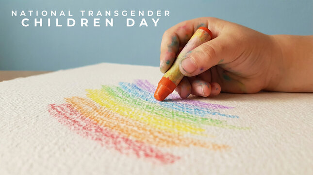 National Transgender Children Day Concept Image, featuring inclusion, child wellbeing, and supportive communities.