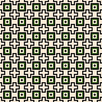 Abstract Geometric Art Deco Style Pattern Background