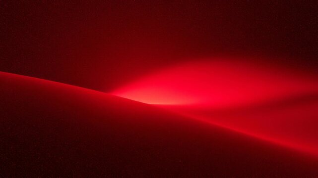 Abstract red light beam glowing with vibrant energy and dynamic motion on dark background