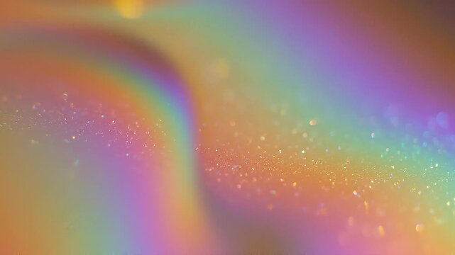 Abstract colorful glitter with rainbow hues and sparkling light effects for creative backgrounds