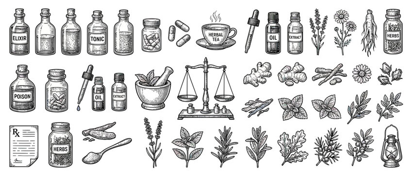 Herbal Remedies and Apothecary Collection