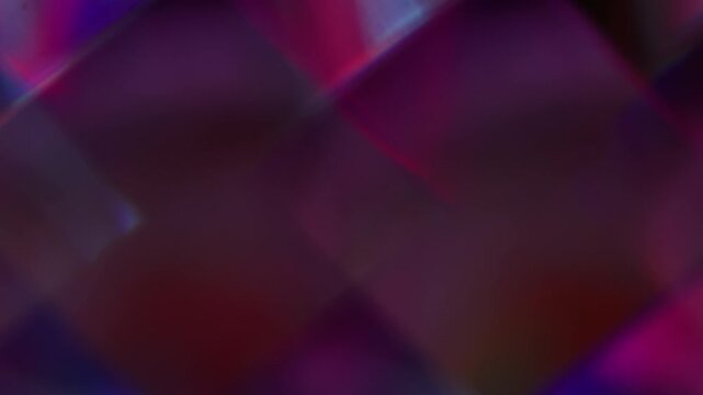Glint glimmer. Blur geometric reflection. Defocused neon purple shine lens flare glare flicker sparkle gleam on abstract light overlay.