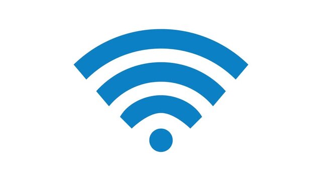 Network signal or Internet Icon Video