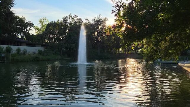 fountain in the park