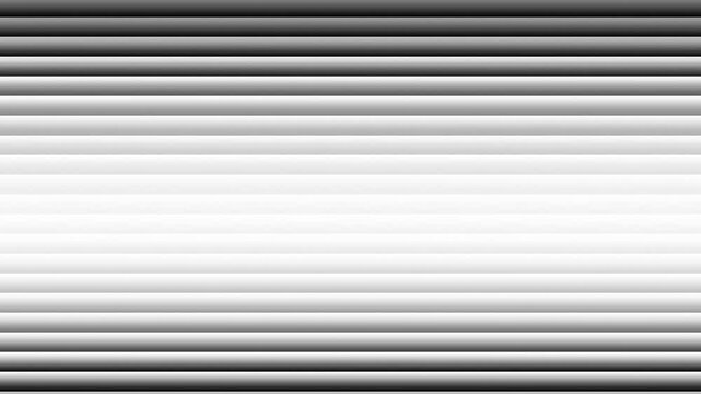 Grayscale White Horizontal Stripes Motion Background Loop